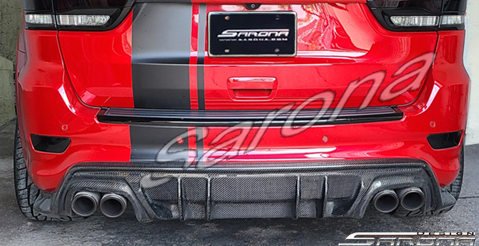 Custom Jeep Grand Cherokee  SUV/SAV/Crossover Rear Lip/Diffuser (2011 - 2021) - $750.00 (Part #JP-002-RA)